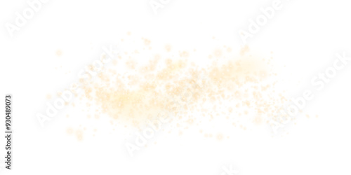 PNG Realistic golden star dust light effect isolated on transparent. Stock royalty free vector illustration	