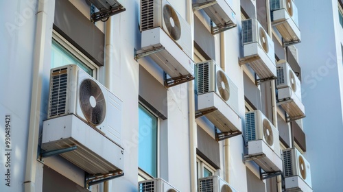 Air conditioning system for a large residential building