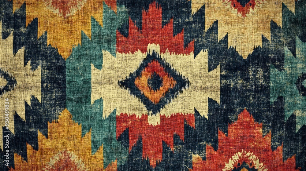 Rug seamless texture with abstract pattern ethnic fabric grunge background boho style pattern 3d illustration Rug seamless texture with abstract pattern ethnic fabric grunge background boho style pattern 3d illustration