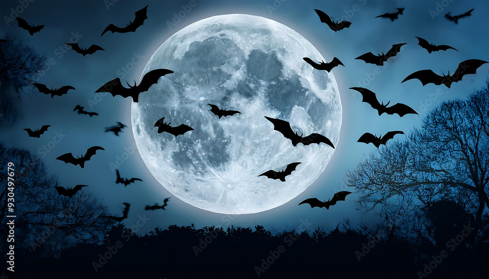 full moon bats background full moon bats background