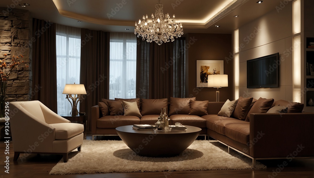 Fototapeta premium modern living room