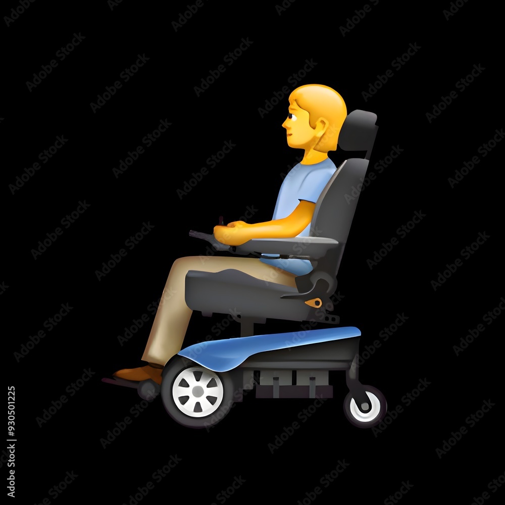 Person in Motorized Wheelchair
Person in Motorized Wheelchair