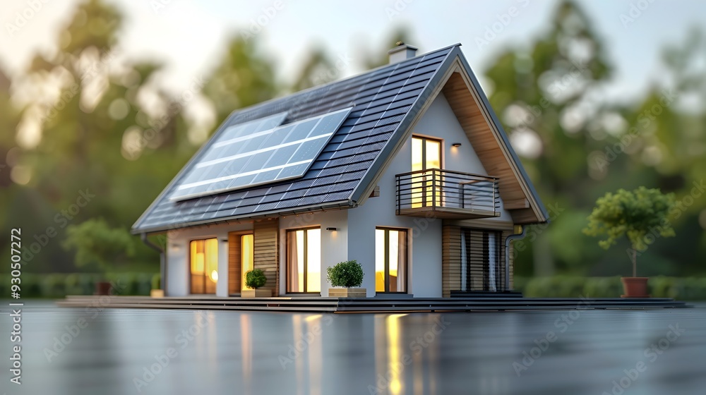 Smart Solar Powered Home with Sustainable Energy Architecture and Landscape Smart Solar Powered Home with Sustainable Energy Architecture and Landscape