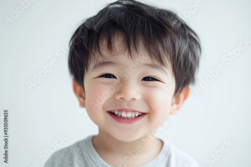Child positive smile, happy and joyful kid, happy children's day