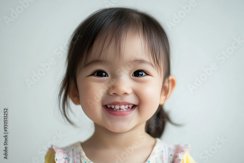 Child positive smile, happy and joyful kid, happy children's day 