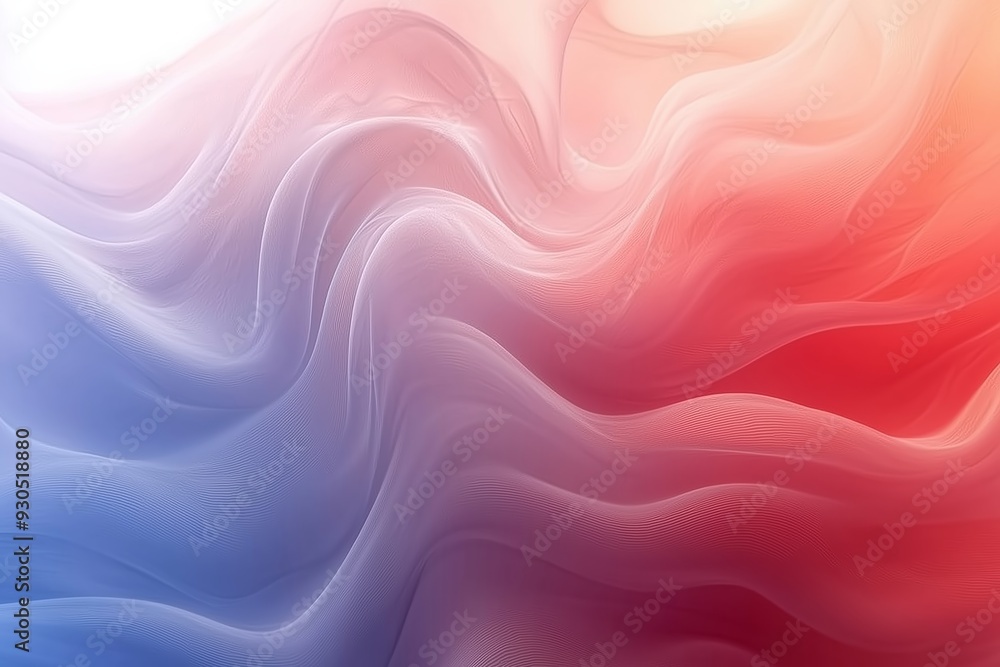 A mesmerizing abstract image featuring soft, flowing waves of fabric-like textures in soothing pastel shades of pink, purple, and orange. A mesmerizing abstract image featuring soft, flowing waves of fabric-like textures in soothing pastel shades of pink, purple, and orange.