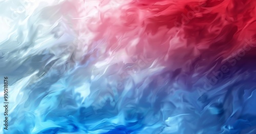 Abstract Blurred Background with Soft Red and Blue Gradient Texture