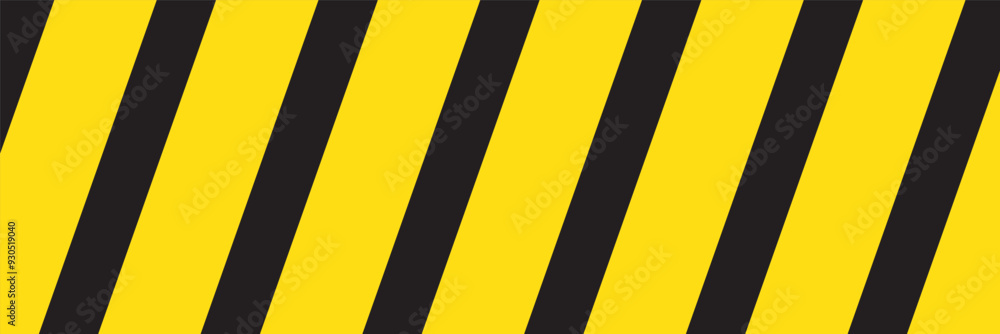 custom made wallpaper toronto digitalYellow and Black Caution tape or Barricade tape seamless striped pattern or texture. Vector illustration.