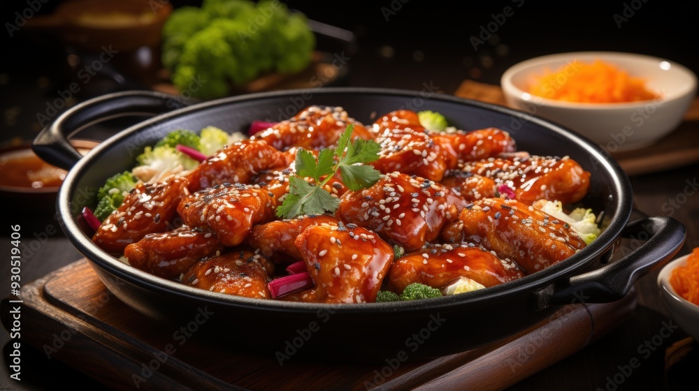 General Tsos Chicken. Best For Banner, Flyer, and Poster General Tsos Chicken. Best For Banner, Flyer, and Poster