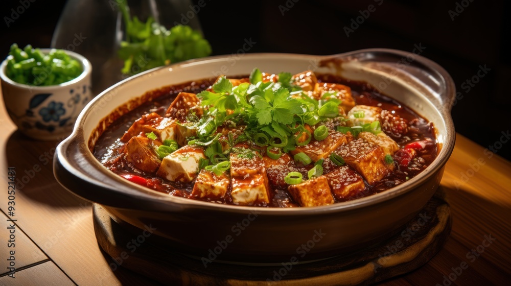 Szechuan Mapo Tofu. Best For Banner, Flyer, and Poster Szechuan Mapo Tofu. Best For Banner, Flyer, and Poster
