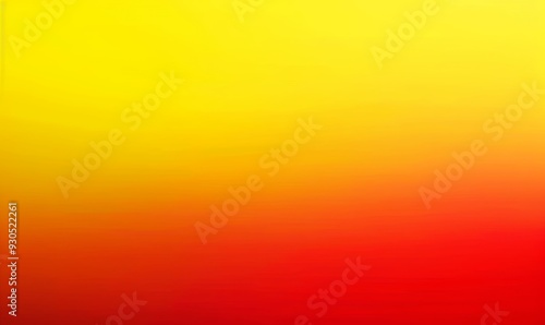 Vibrant Gradient Background Blending Yellow and Red in a Blur.