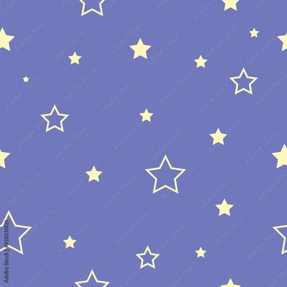 Stars seamless pattern, endless texture background Stars seamless pattern, endless texture background