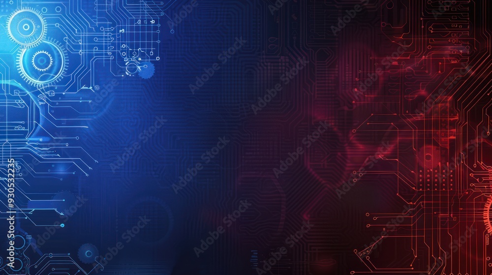 Obraz premium Abstract Technology Background
