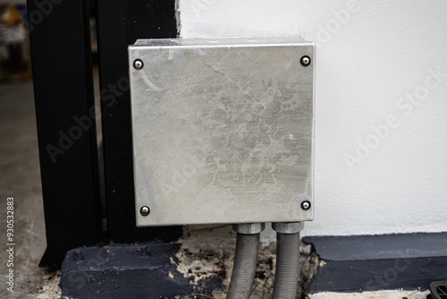 Install electrical junction boxes outside the building.