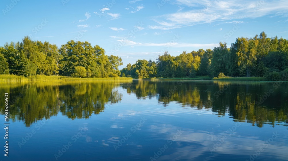 Serene Lake Reflections Serene Lake Reflections
