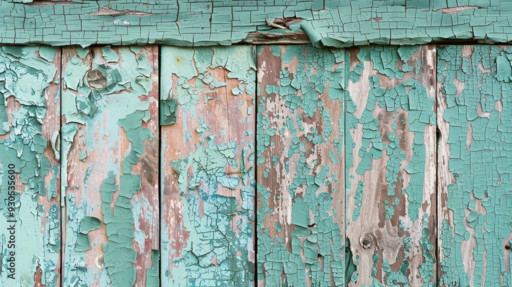 Distressed wood texture with peeling paint and rough surface Distressed wood texture with peeling paint and rough surface