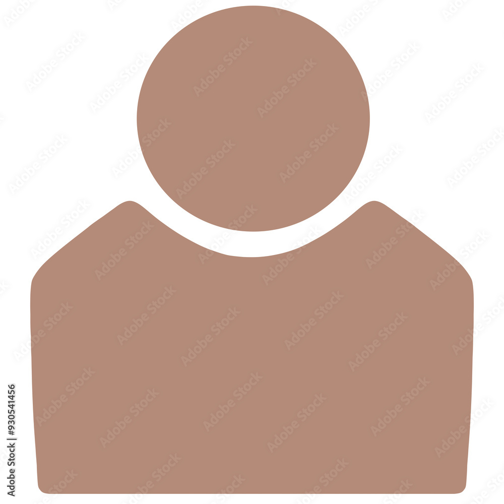 brown person icon sign brown person icon sign