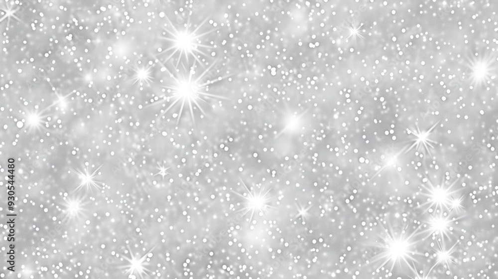 Sparkling Silver Background Sparkling Silver Background