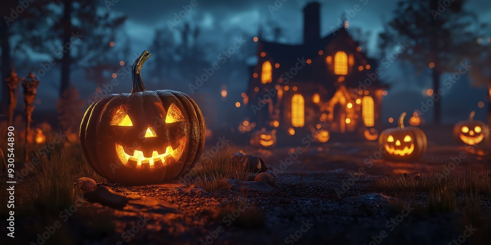 Witch in a Spooky Halloween Forest created by ai Witch in a Spooky Halloween Forest created by ai