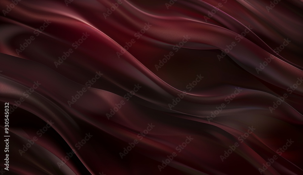 Obraz premium Mysterious Red Gradient Background with Blurred Edges and Depth.