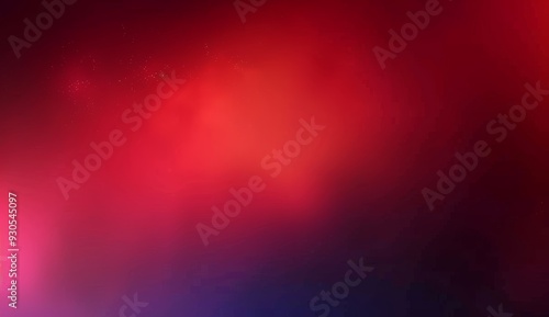 Abstract Gradient Background in Deep Shades of Red and Purple Blurs.