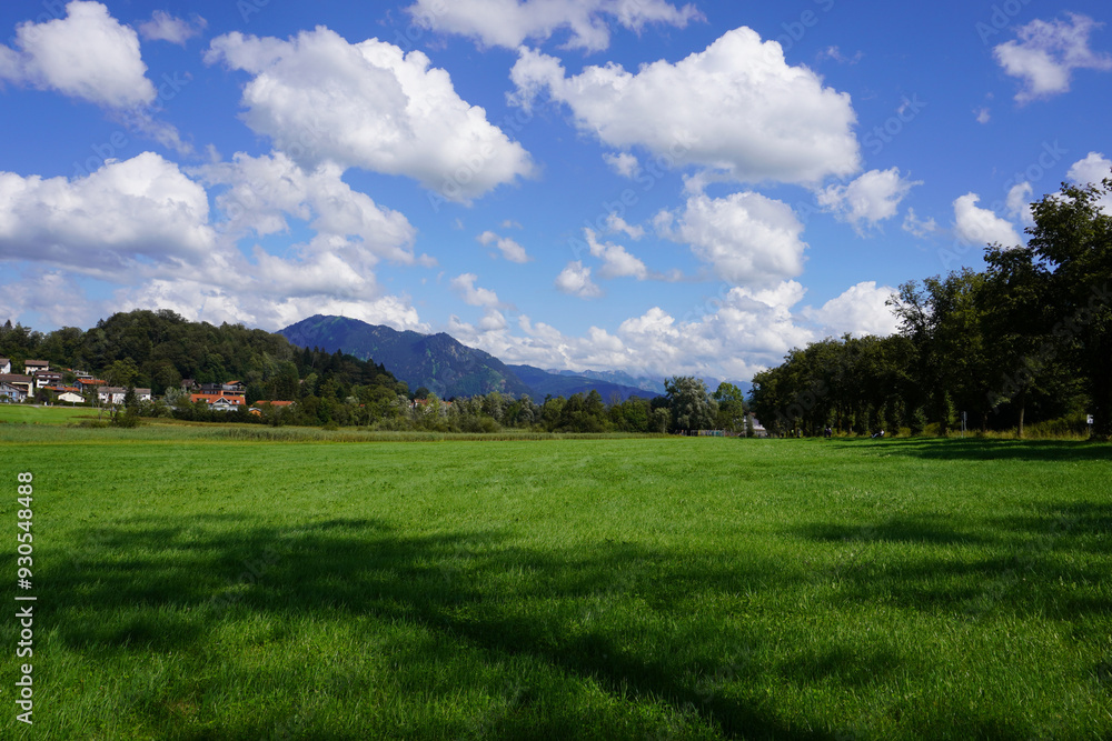 Blick auf die Umgebung von Immenstadt im Allgäu in Bayern Blick auf die Umgebung von Immenstadt im Allgäu in Bayern