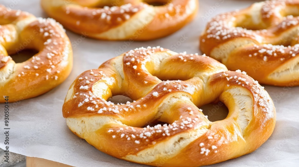 Soft pretzels are beautifully presented, each adorned with generous slices of melted cheese and a sprinkle of salt, perfect for sharing Soft pretzels are beautifully presented, each adorned with generous slices of melted cheese and a sprinkle of salt, perfect for sharing