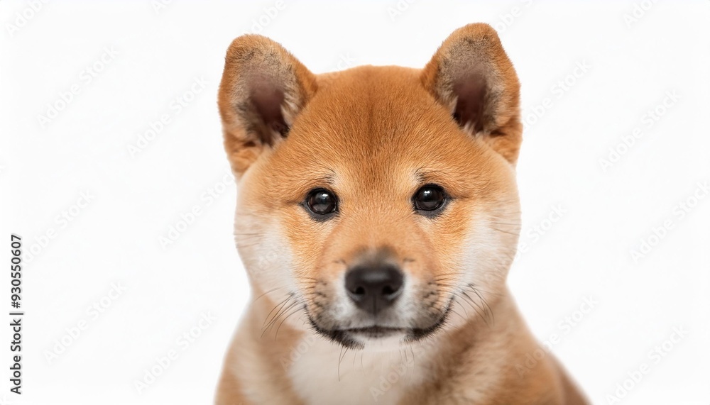 四国犬の子犬のポートレート(shikoku inu puppy portrait on white background)
四国犬の子犬のポートレート(shikoku inu puppy portrait on white background)