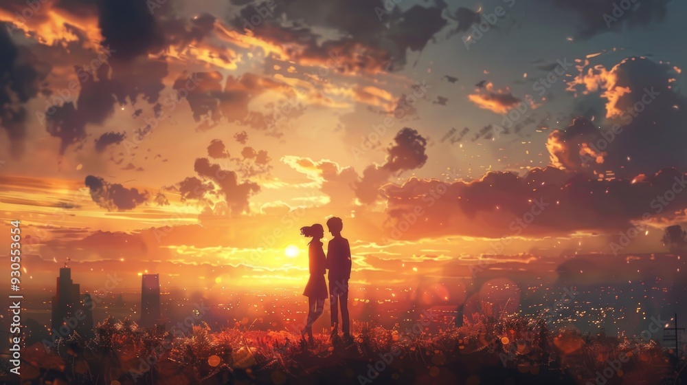 Fototapeta premium Morning Love Greeting