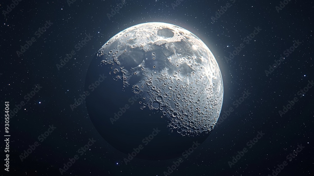 Obraz premium Serene Moon Photography