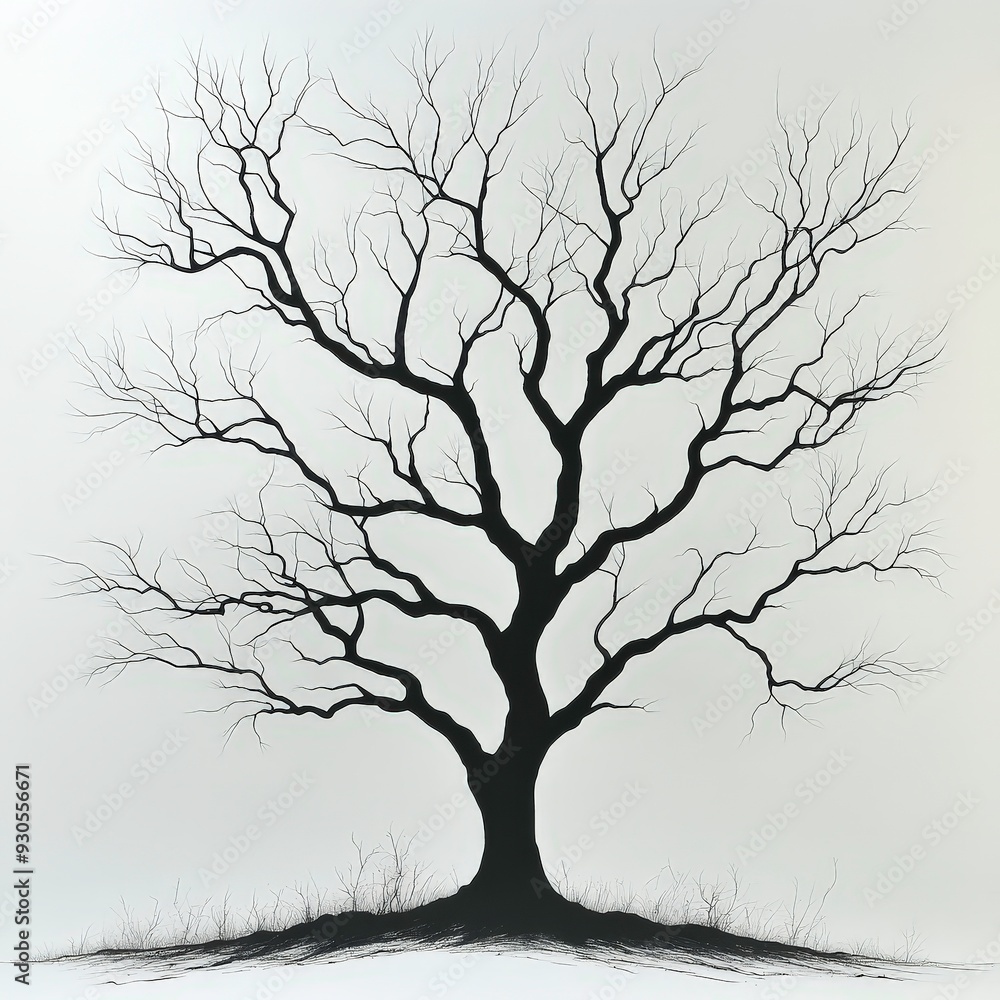 Fototapeta premium Harmony in Simplicity: A Minimalist Reflection of Form and Space