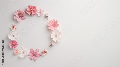 A flower arrangement with a white background