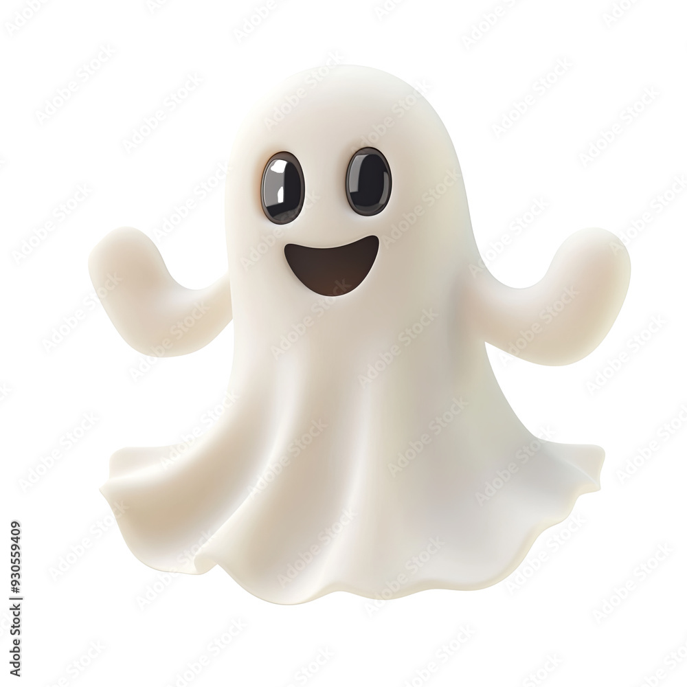 halloween cute cartoon ghost floating in the air transparent background .PNG halloween cute cartoon ghost floating in the air transparent background .PNG