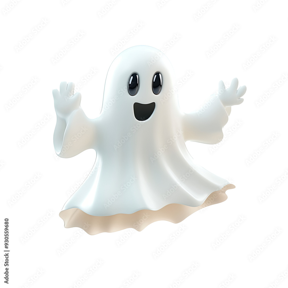 halloween cute cartoon ghost floating in the air transparent background .PNG halloween cute cartoon ghost floating in the air transparent background .PNG