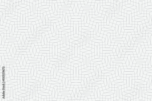 Abstract black-white stripe lines. Geometric-shaped texture background. hexagon pattern. retro-styled concept.