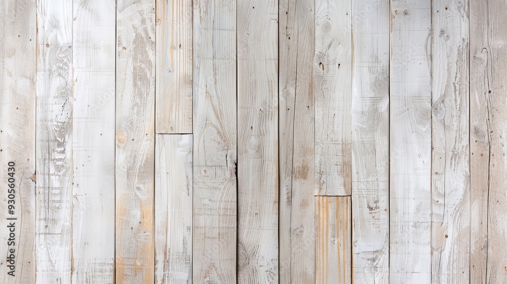 Fototapeta premium A white background with wooden boards