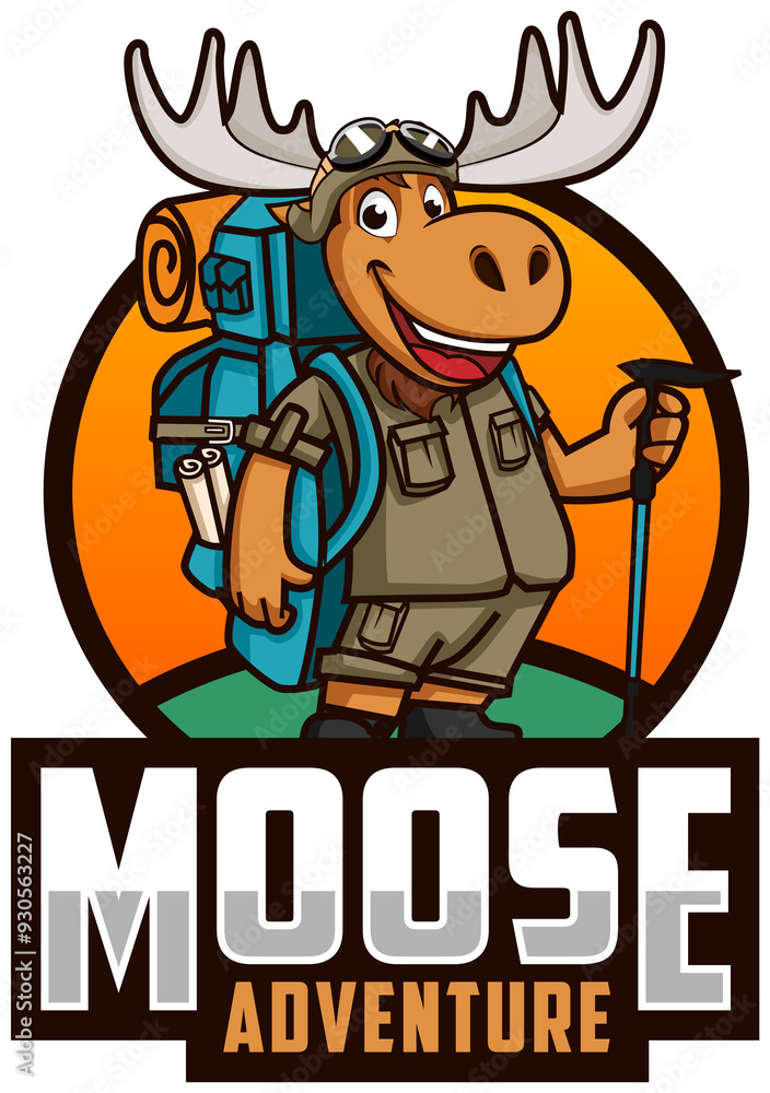 illustration of a moose vector illustration of a moose vector