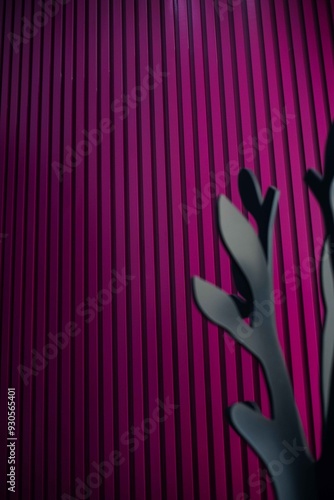 pared, decoracion, fucsia
