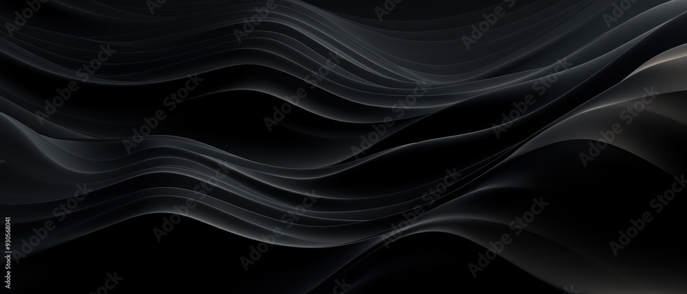 An Elegant Black Wave Abstract Background That Captivates and Intrigues with Its Design An Elegant Black Wave Abstract Background That Captivates and Intrigues with Its Design