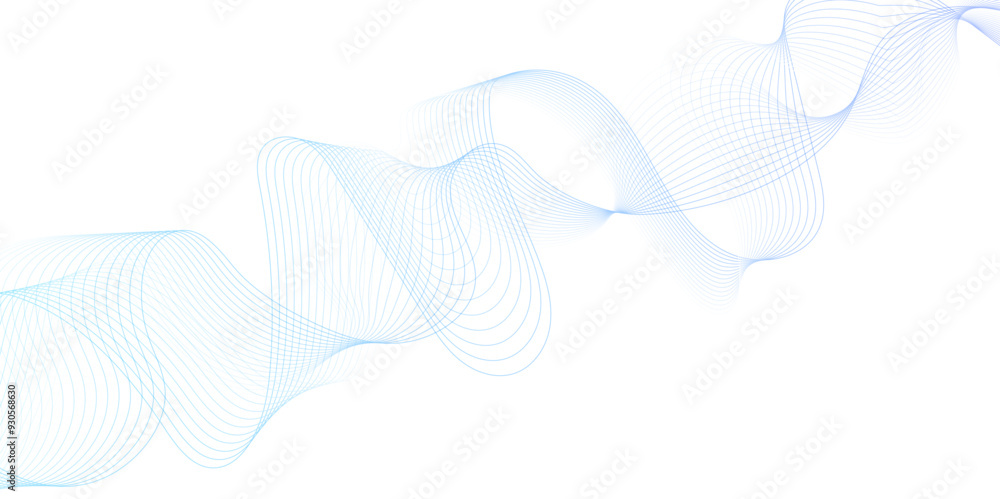 White wave curve lines banner background design. Abstract soft wave lines dynamic flowing blue isolated background. Vector Illustration of the gray pattern of lines. stripes on white. White wave curve lines banner background design. Abstract soft wave lines dynamic flowing blue isolated background. Vector Illustration of the gray pattern of lines. stripes on white.
