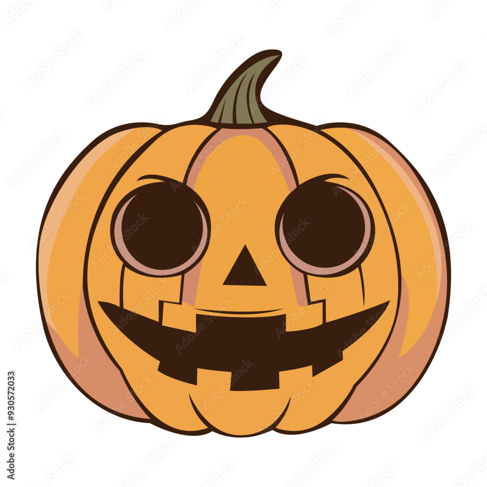 Halloween Pumpkin Vector Design with Unique Expressions Halloween Pumpkin Vector Design with Unique Expressions