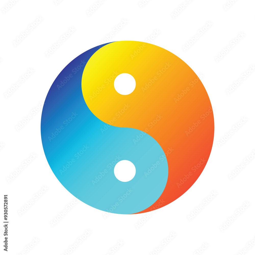 A colorful logo design on white background A colorful logo design on white background