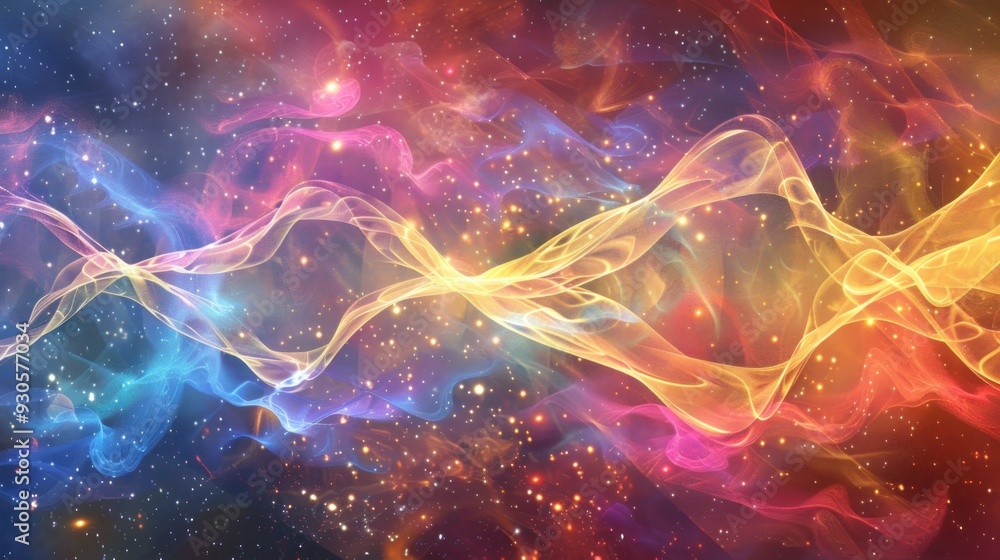 Cosmic Dance of Light and Color Cosmic Dance of Light and Color