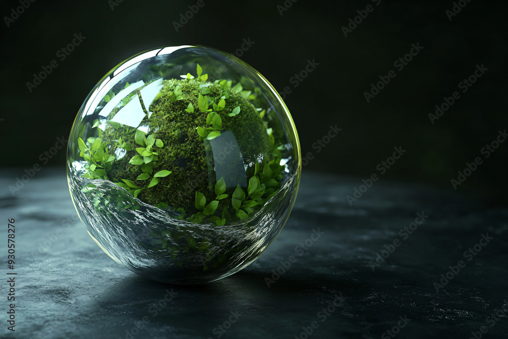 Glass Globe Plant. Glass Globe Plant.