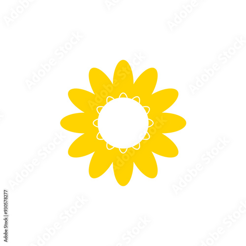Sun sunshine set vector icons