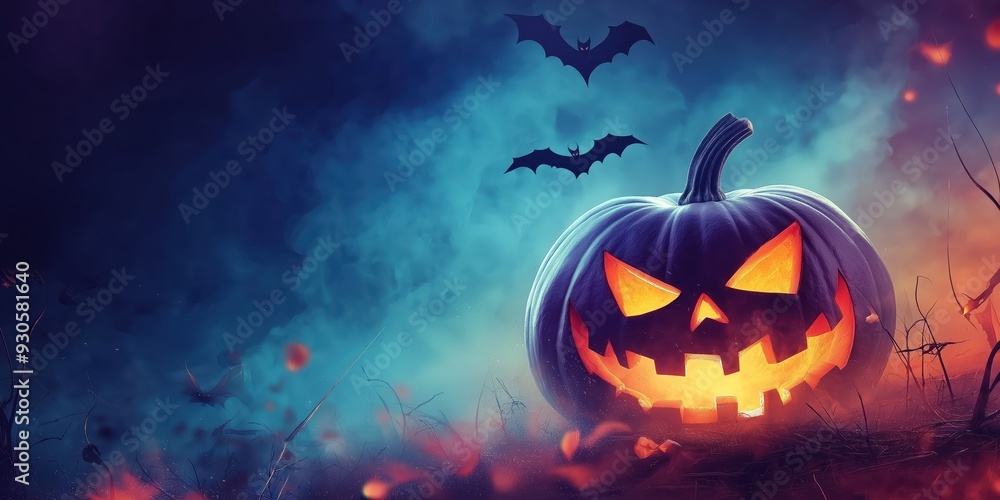 Witch in a Spooky Halloween Forest created by ai Witch in a Spooky Halloween Forest created by ai