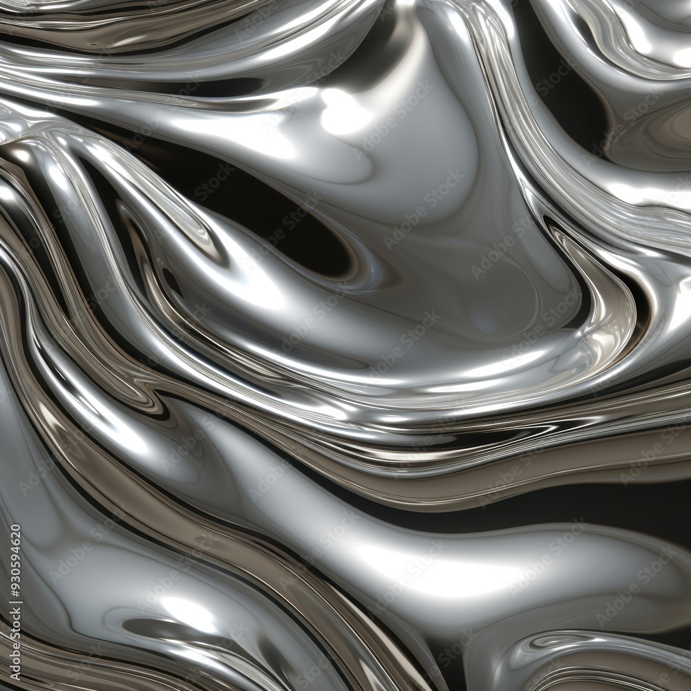 This is an Abstract Silver Metallic Wave Texture that beautifully complements Modern Design This is an Abstract Silver Metallic Wave Texture that beautifully complements Modern Design