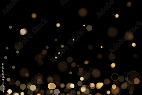 Christmas background. Powder PNG. Magic shining dust. Fine, shiny dust bokeh particles fall off slightly. Fantastic shimmer effect.