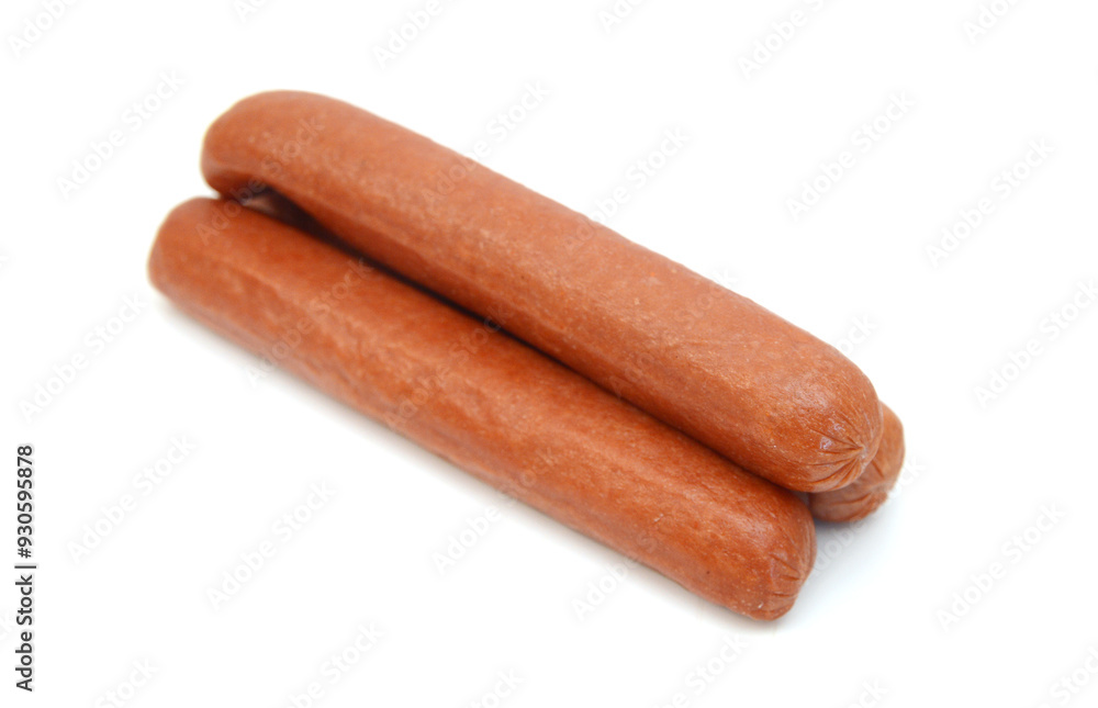 Stack Sausage, breakfast on white Stack Sausage, breakfast on white