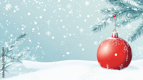 Simple abstract illustration of a Christmas tree